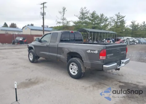 2004 Dodge Dakota Slt from USA, damaged, VIN 1D7HG42N34S704613